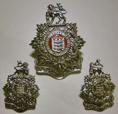 Administration Services Corps Chromed Cap and Collar Badges Bolts and Pins Intact