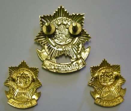 Kangwane Police Cap and Collar Badges Dinnes 1540 and 1541