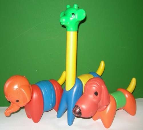 Vintage Tupperware Zoo It Yourself Assembly Toys
