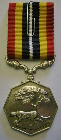 Full Size Southern Africa Medal Uniface Susp Short Grass Crisp Detail Matte Nr @ Back In Box
