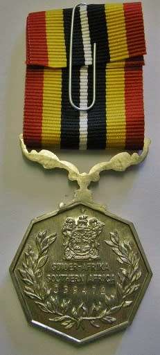 Full Size Southern Africa Medal Uniface Susp Short Grass Crisp Detail Matte Nr @ Back In Box