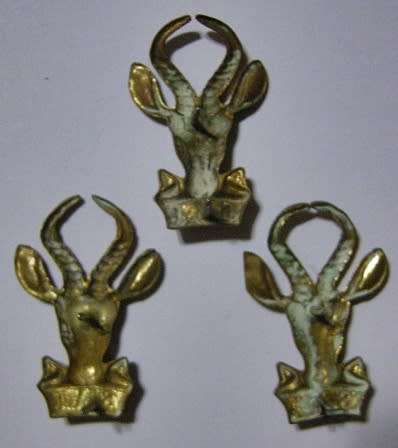 SA Infantry Corps Brass Beret and Collar Badges