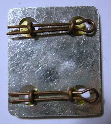 WWI Signaler Proficiency Brass Badge w/ Backplate
