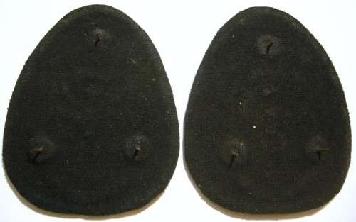 SANDF Warrant Officer Class 1 Rank Insignia Pair Embroidered on Felt Pins Intact