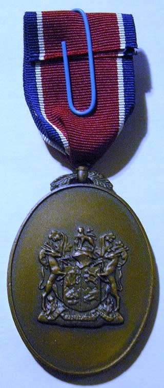 Full Size John Chard Medal NOT Numbered Thick Lettering Small Thin Suspender Ring