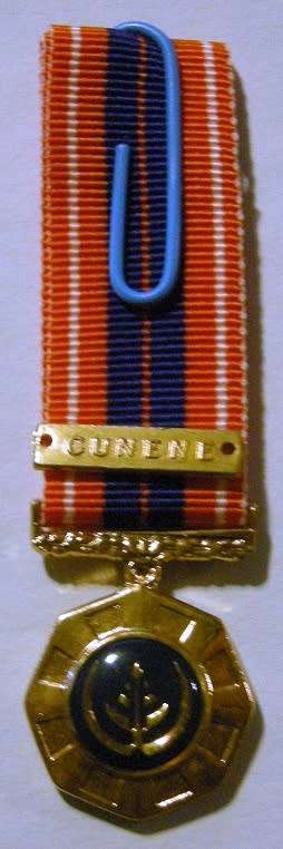 Miniature Pro Patria Medal w/ Miniature Cunene Bar
