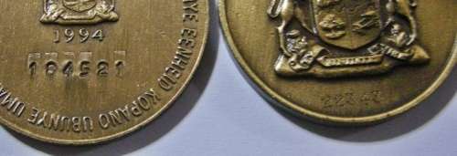 Full Size Medal Set of Six with Full Size Cunene Bar