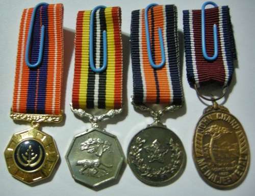 Miniature Medal Set of Four