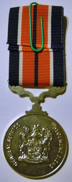 Full Size General Service Medal Numbered on Rim