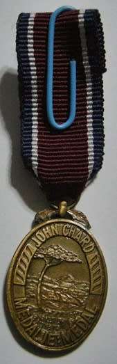 Miniature John Chard Medal Voided Acorn Light Type