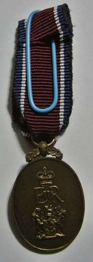 Miniature John Chard Medal w/ Royal Cypher