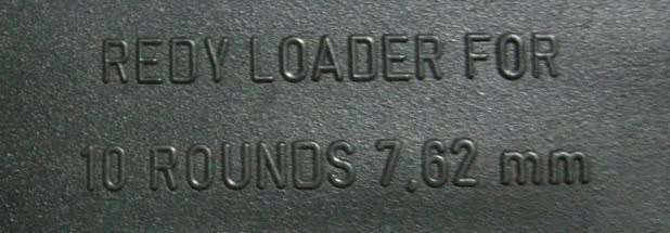 R1 Ten Round Quick Loader Plastic Marked REDY Loader for 10 Rounds 7,62mm