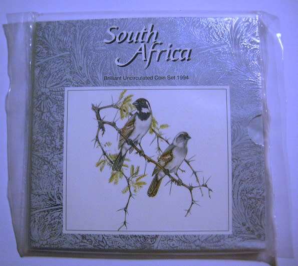 1994 Brilliant Uncirculated Coin Set Still Sealed in Original Plastic Bag