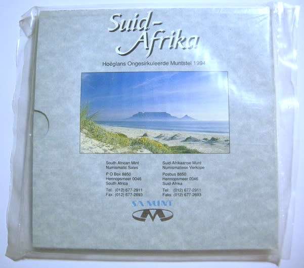 1994 Brilliant Uncirculated Coin Set Still Sealed in Original Plastic Bag