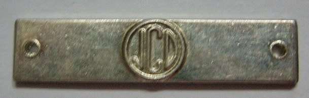 Full Size John Chard Decoration Ribbon Bar Silver Not Marked