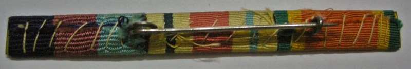 WWII Medal Ribbon Bar Full Size