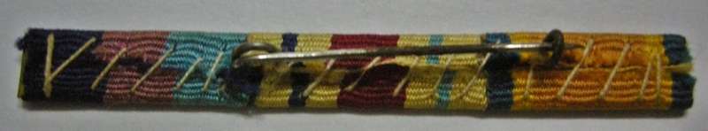 WWII Medal Ribbon Bar Miniature