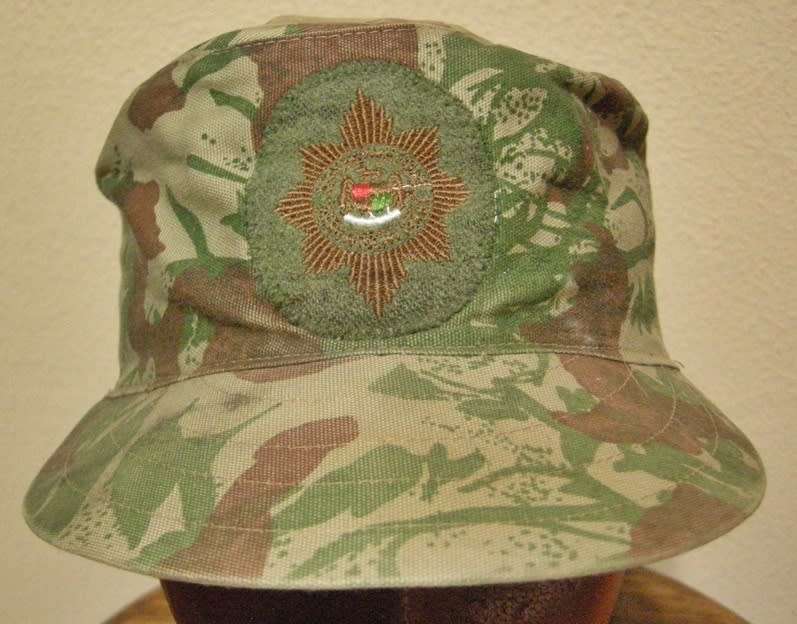 SA Police Camo Flap Cap w/ Dayglo Inner