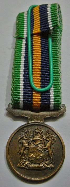 Miniature De Wet Medal Thin Type