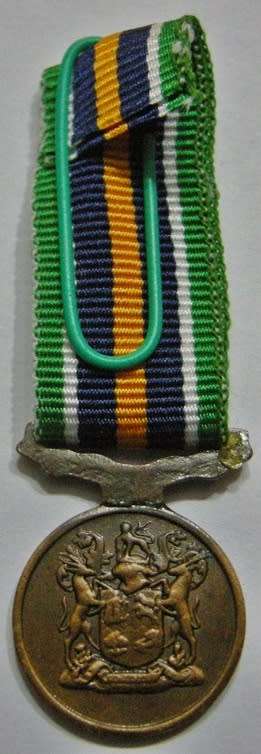 Miniature De Wet Medal Thin Type