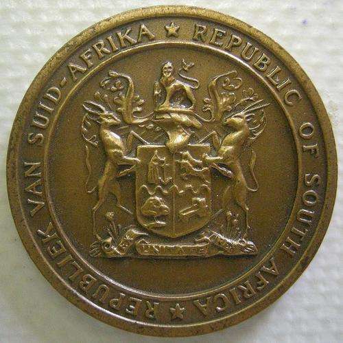 Medallion Republic of South Afriaca 31 - 5 - 1961 32mm