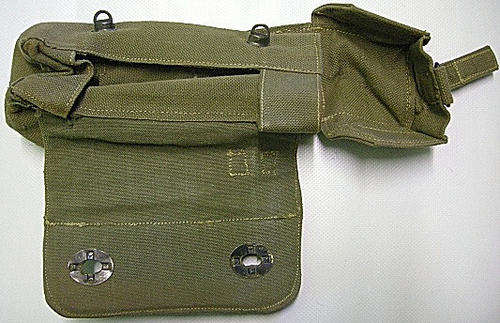 SADF / Rhodesia Pattern 61/64 Pouch Black Coloured Metal Fittings