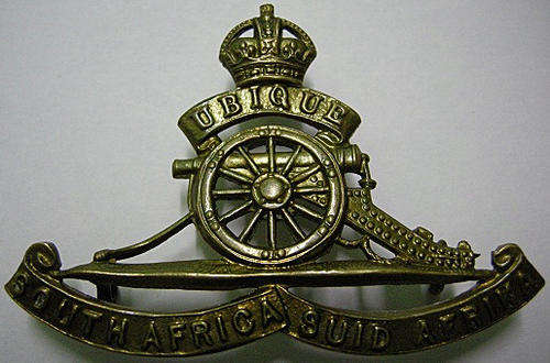 SA Artillery Cap Badge