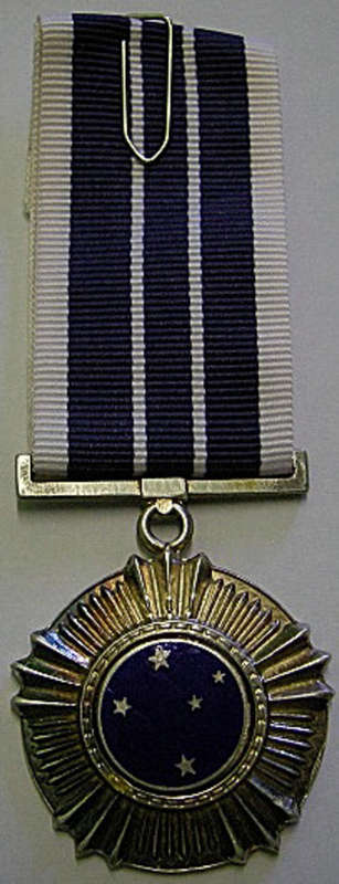 Southern Cross Medal 1975 Full Size Marked Silver Numbered