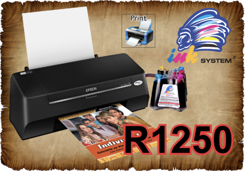 Epson T27 Printer with CISS Continuous Ink Supply Bulk Ink System