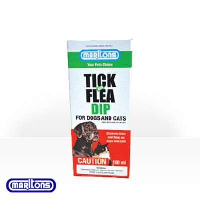 Marltons Tick & Flea Dip ¿ Dogs & Cats 100ml