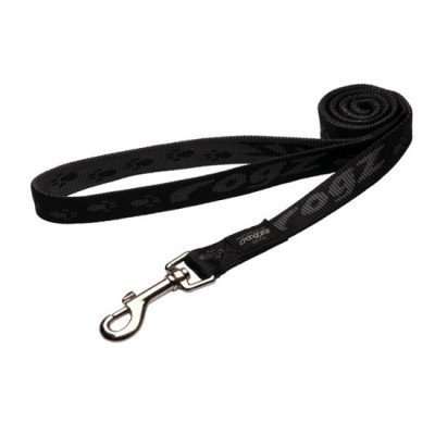 Rogz Fixed Lead - Alpinist - Soft Webbing (Small - Black)