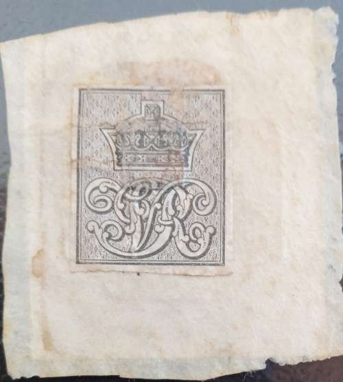 Great Britain 2`6 revenue embossed with seal