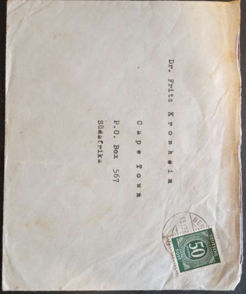 1946 German joint allied zone, 2 x covers.
