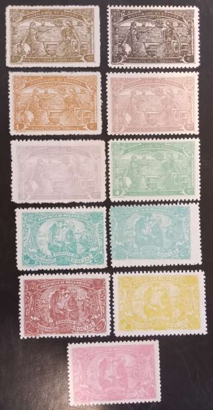 1920 Mozambique charity stamps MNH, scarce !