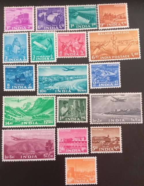 1955 India 5 Year Plan set MLH catalogue R2000