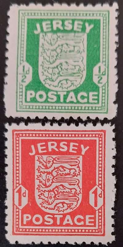 1941 German Occupation of Jerset full set MLH