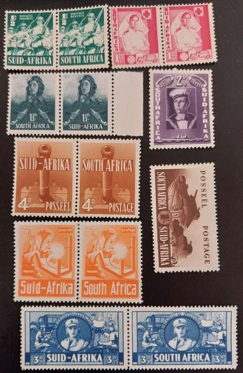 1941 Union of South Africa large wars full basic set MLH
