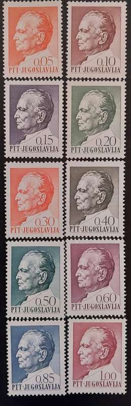 1967 Yugoslavia President Tito full set MLH