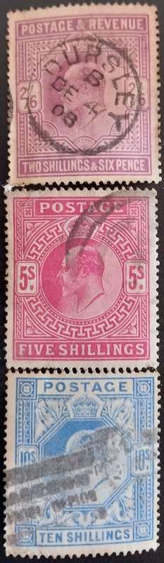1902 Great Britain KEVII set to 10 shillings used