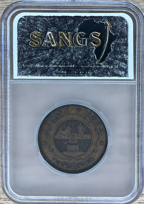 1892 ZAR PENNY - Only 27862 minted!!!