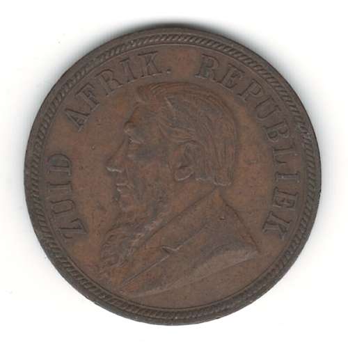 1892 ZAR PENNY - Only 27862 minted!!!