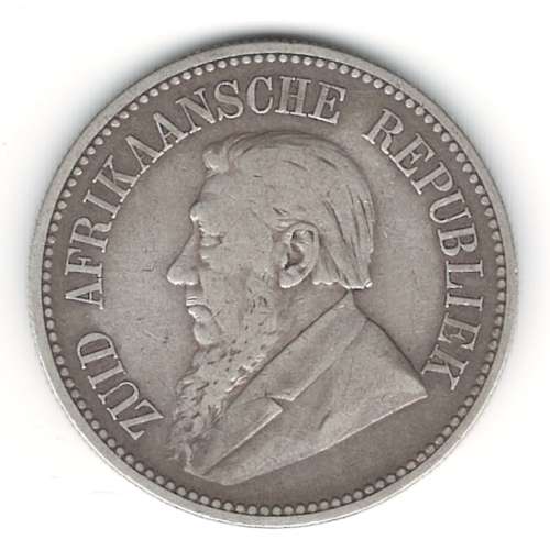 1892 ZAR 2.5 SHILLINGS - Only 16300 minted!!!