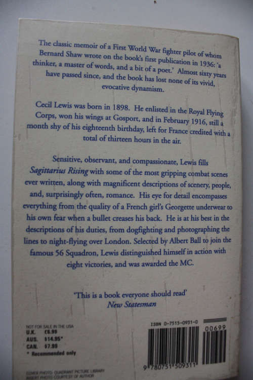 Sagittarius Rising by Cecil Lewis