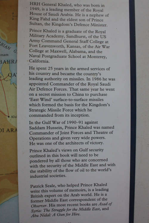 Desert Warrior, A Personal View of the Gulf War by the Joint Forces Commander Khaled Bin Sultan