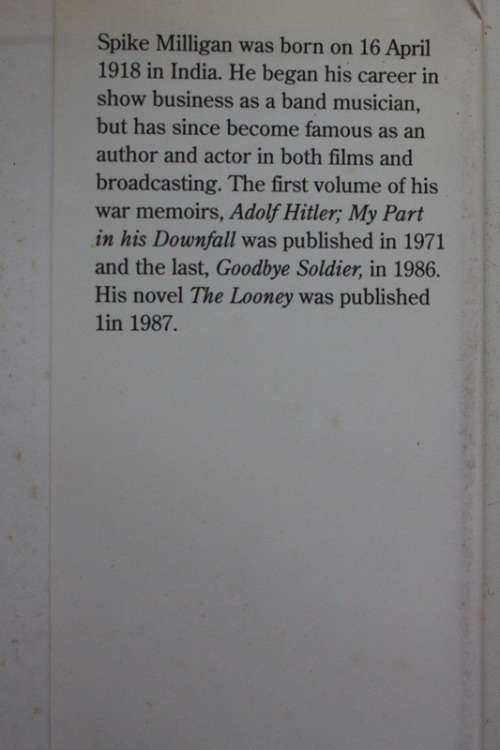 Milligan`s War: The Selected War Memories of Spike Milligan