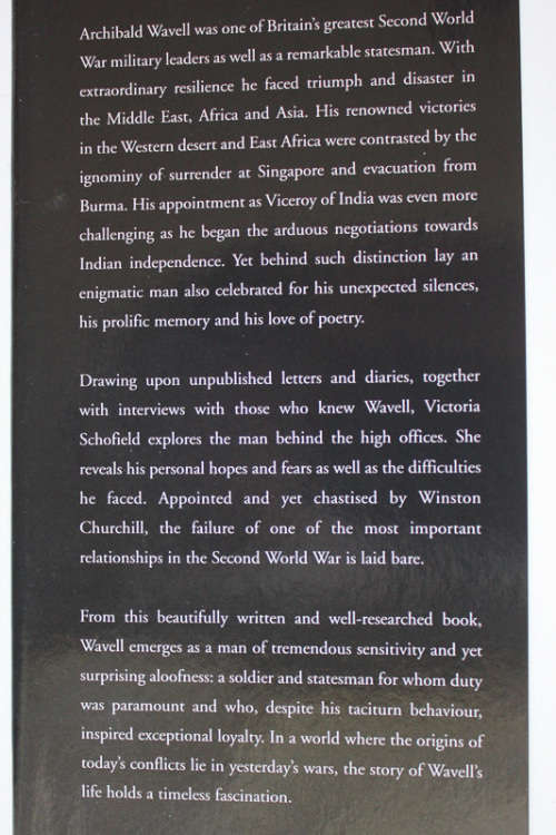 Wavell: Soldier and Statesman by Victoria Schofield