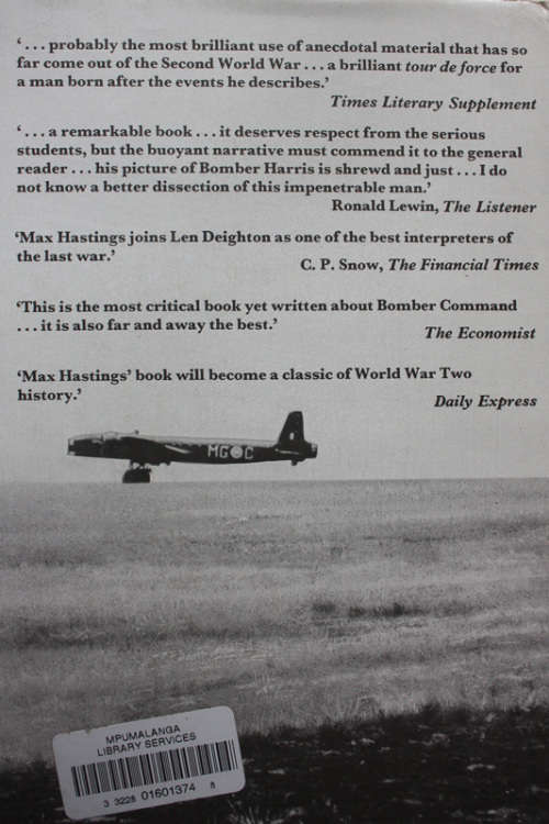 Bomber Command by Max Hastings