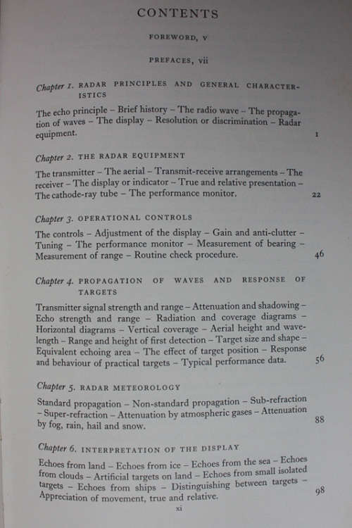 The Use of Radar at Sea edited by Captain FJ Wylie (Fifth Revised Edition)