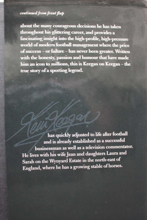 Kevin Keegan, My Autobiography