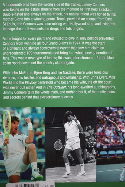 The Outsider, My Autobiography by Jimmy Connors